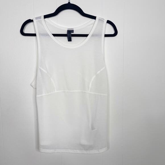New Halle Berry x Sweaty Betty Frankie Tank in Lily White XLarge XL Crew Neck - Picture 1 of 12